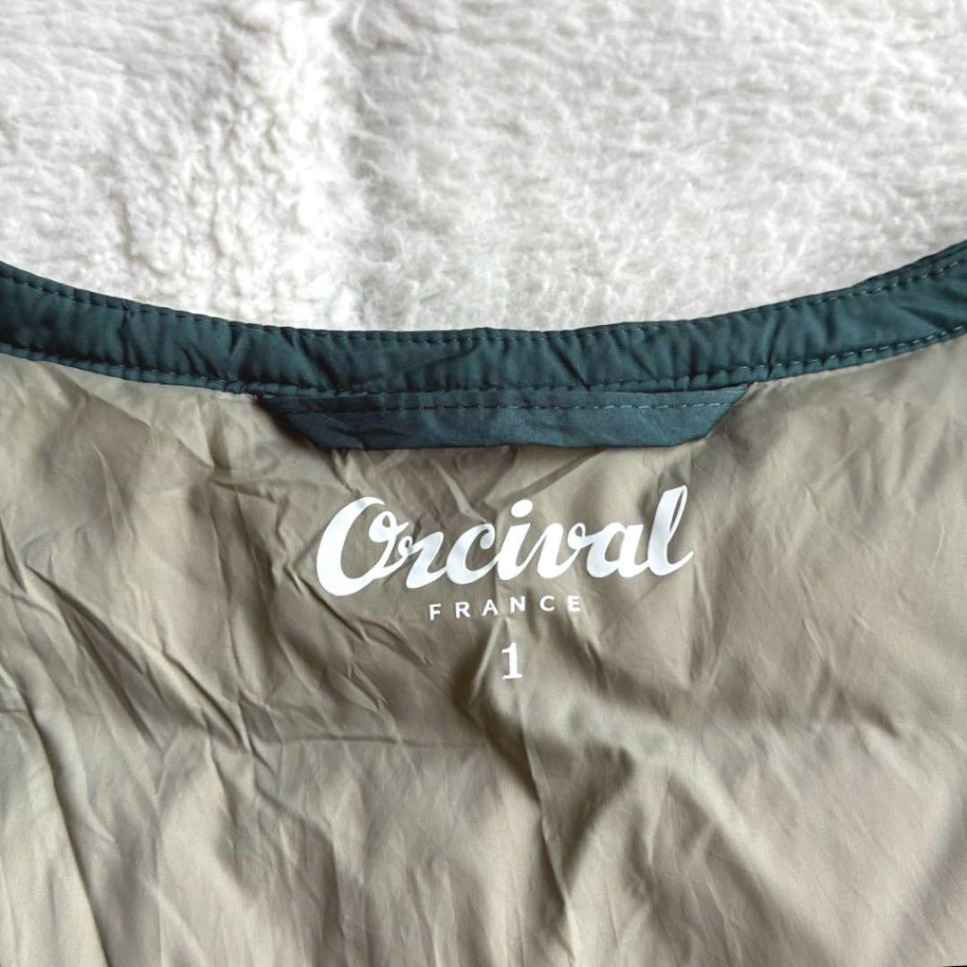 美品 オーシバル Bshop インナーダウンジャケット ショート丈 ライトダウン