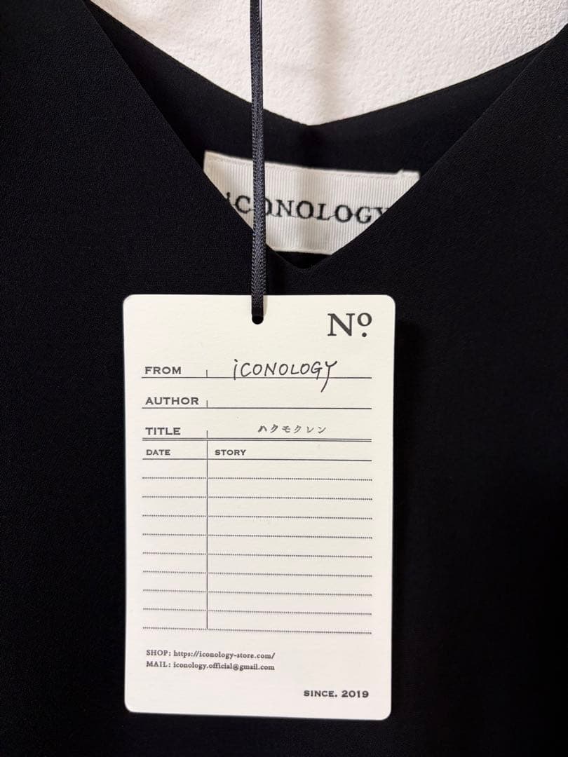 iCONOLOGY 花を着るブラウス 白木蓮　完売品 イコノロジー