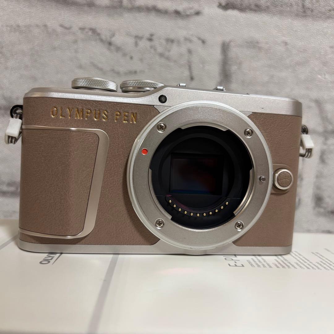 Olympus PEN E-PL10 ミラーレスカメラ　広角ズームレンズ付き