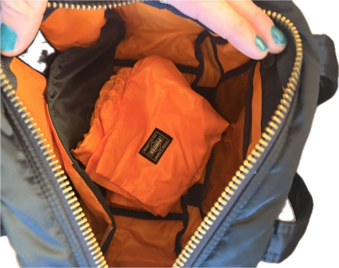 激美品　ポーター　タンカー　アイアンブルー　ボストン　トート　バッグ　ネイビー