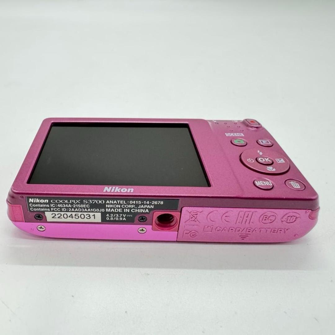Nikon COOLPIX S3700 ピンク コンパクトデジタルカメラ