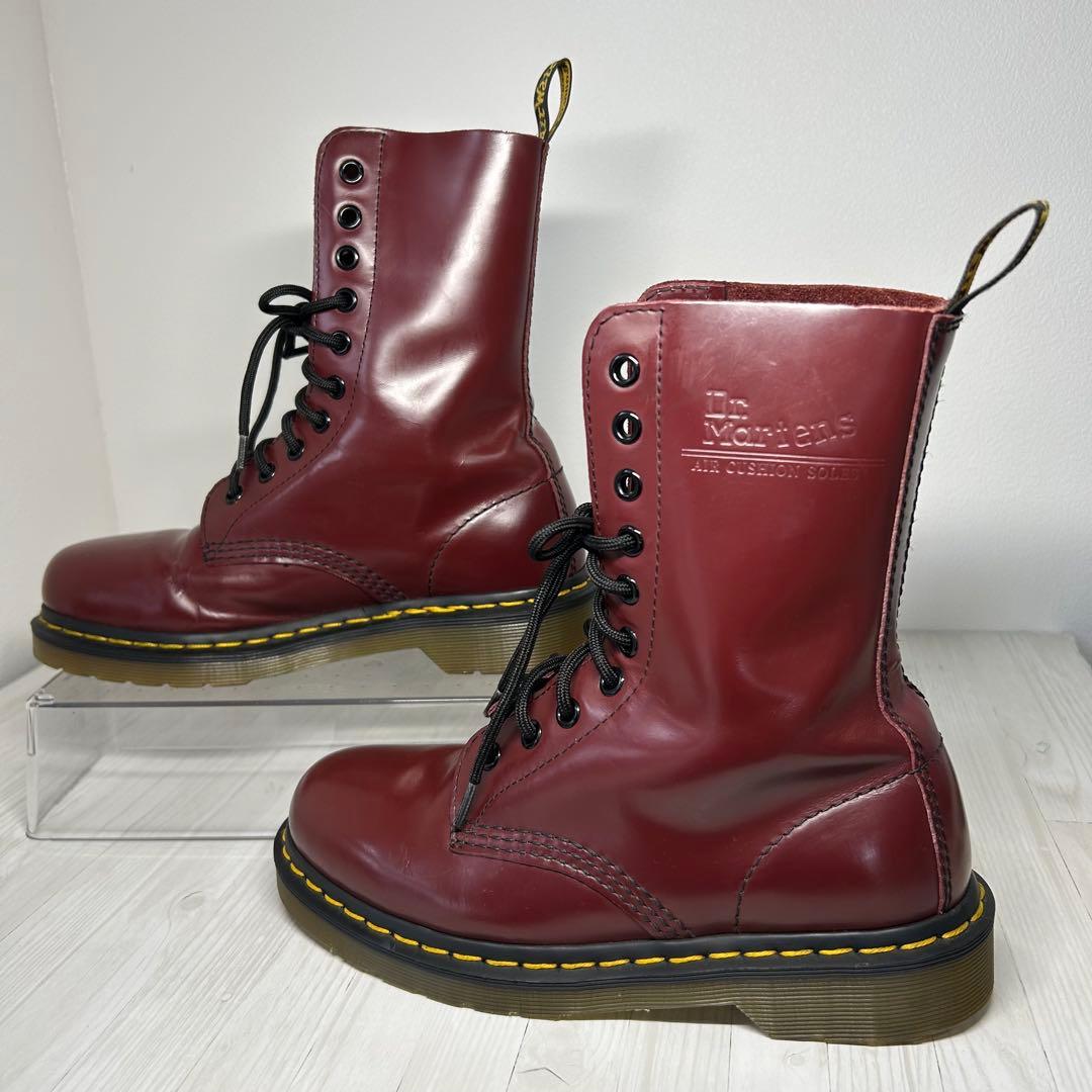 美品✨大人気10ホール✨Dr.Martens 1490 ブーツ チェリーレッド