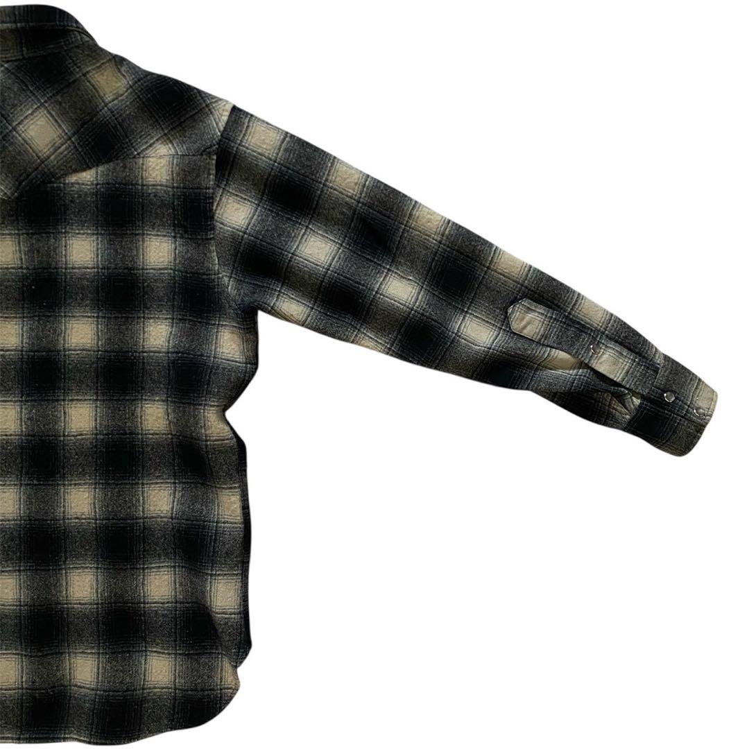 アポロクリード 　PENDLETON 90s シャドウチェック白　黒　XL