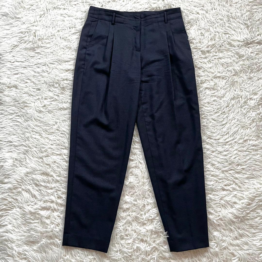 ポールスミス　セットアップ　スーツ　ネイビー　チェック　裏地　総柄　大きいサイズ