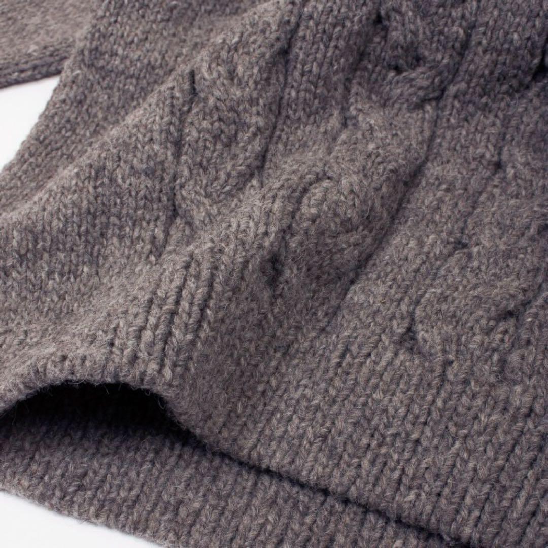 nest Robe ペルーウールハンドメイドケーブルニット