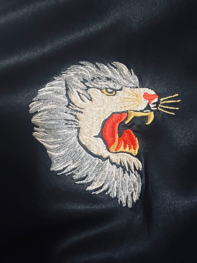 月*海様 希少 VANQUISH FRAGMENT スカジャン リバーシブル 銀