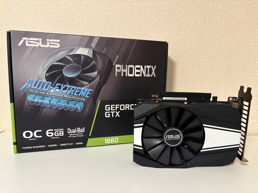 グラフィックボード・グラボ・ビデオカード ASUS GeForce GTX 1660 OC 6GB
