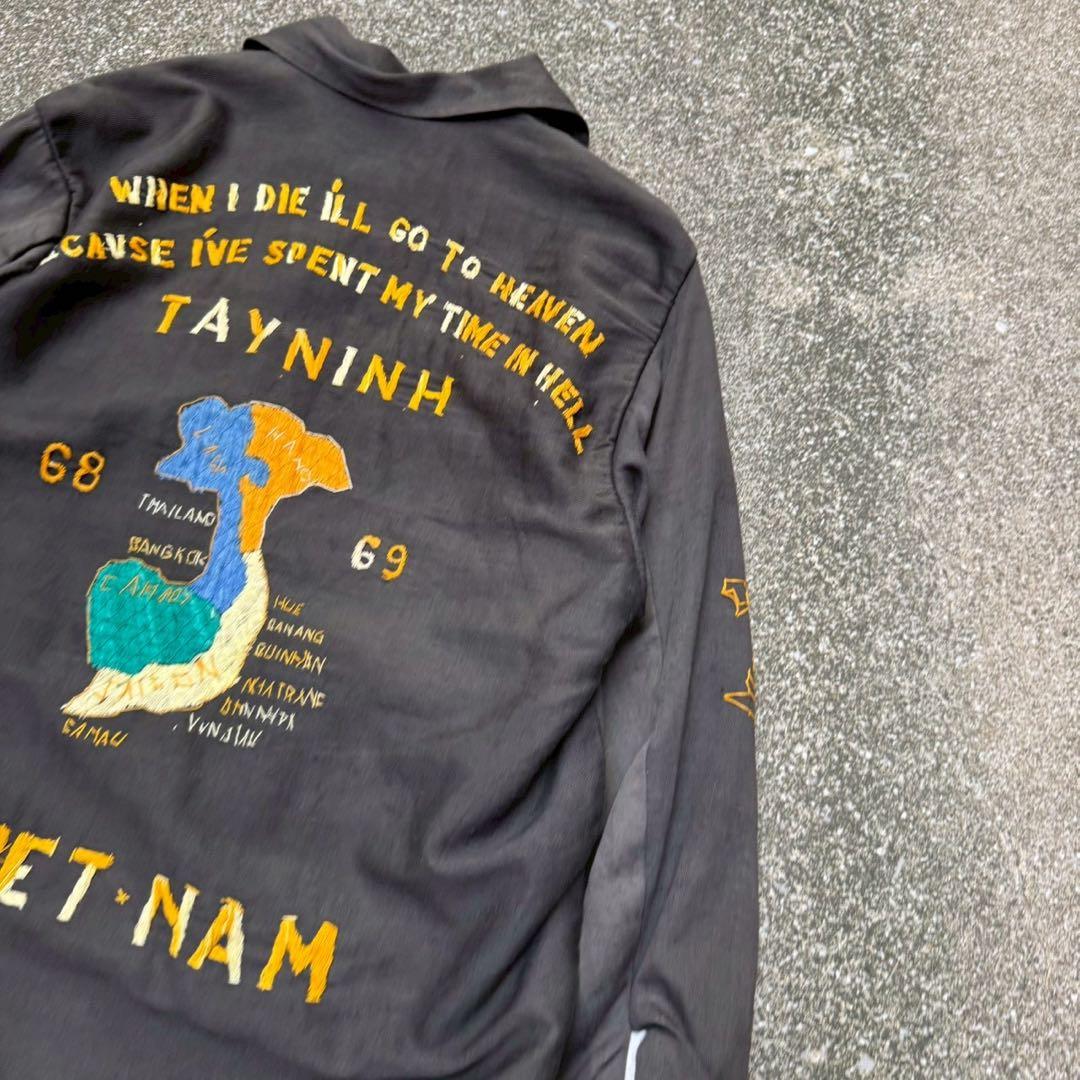 希少 60s ベトジャン スーベニアジャケット ヴィンテージ オリジナル L相当