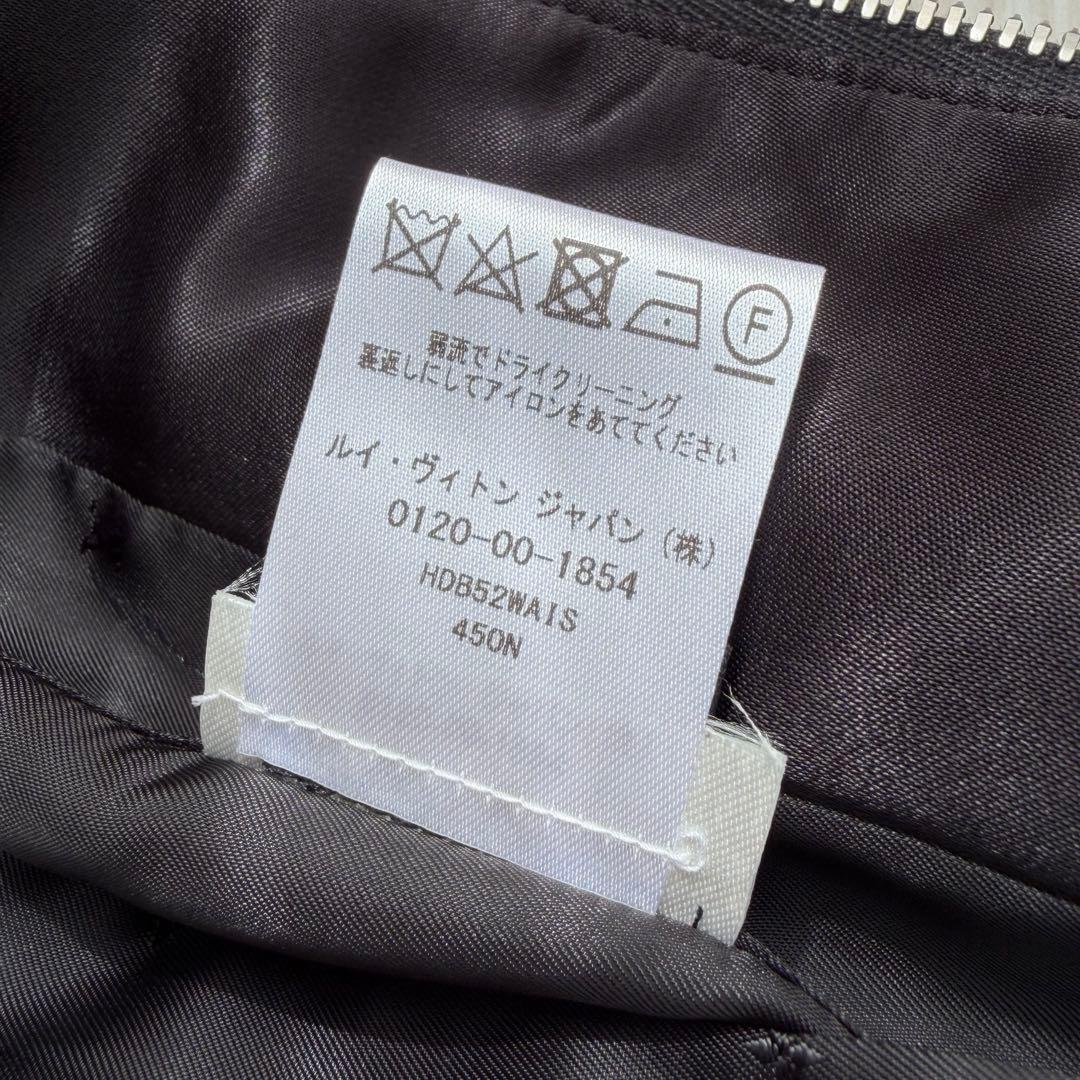 【美品✨】ルイヴィトン　スカジャン　エンブロイダリー　ジップアップ　黒　46