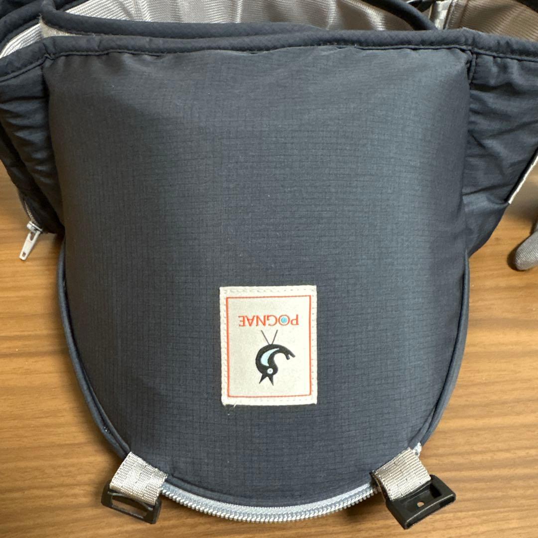 【美品】ミキハウス×POGNAE ベビーキャリア　ネイビー