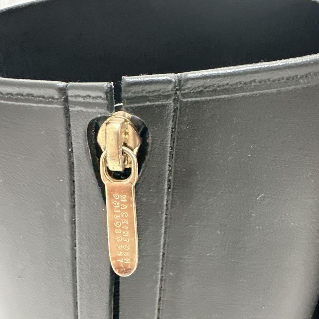 マッキントッシュフィロソフィー レインブーツ 長靴 ブラック S