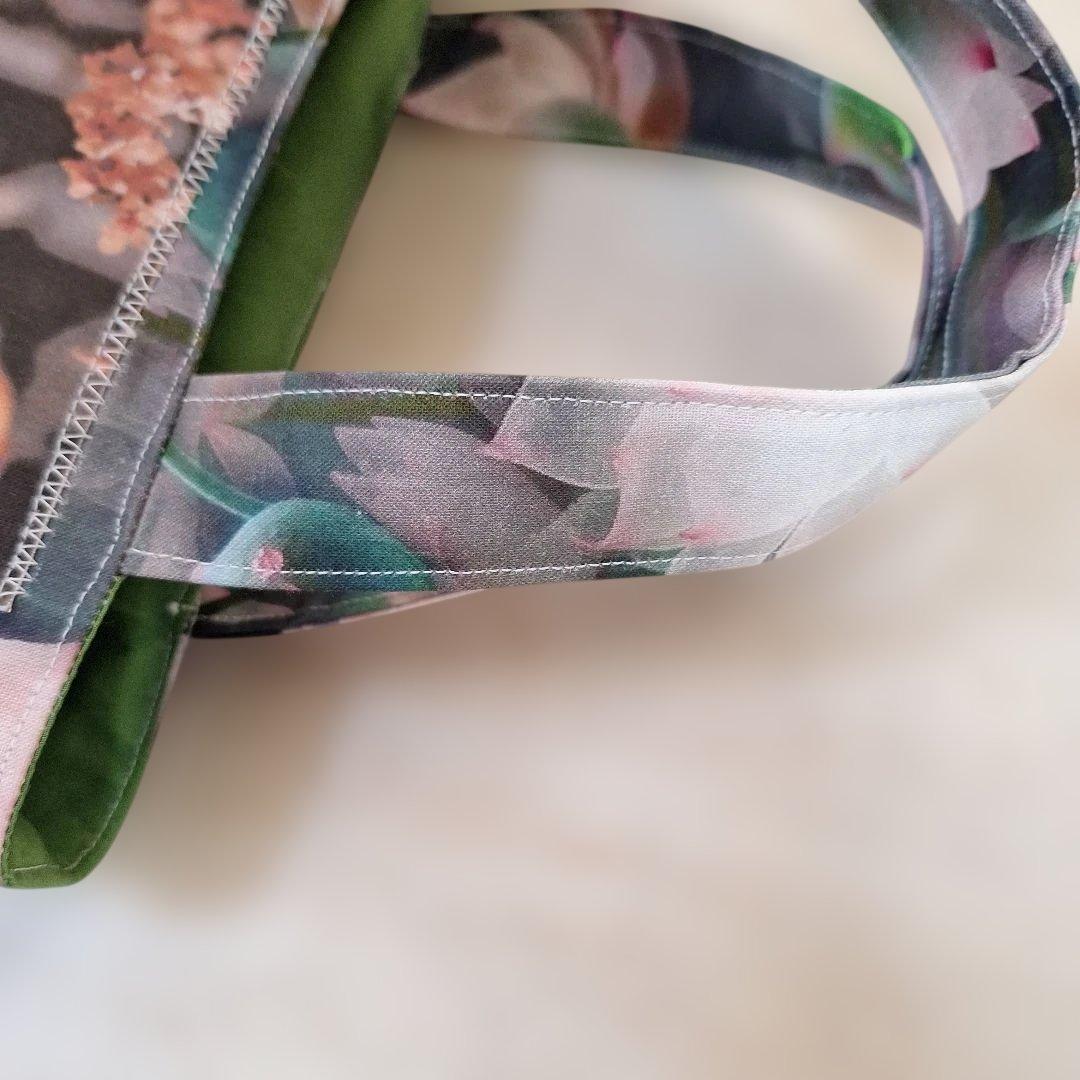 激レア柴犬パネル生地　ハンドメイド　ミニバック　フラットポーチ