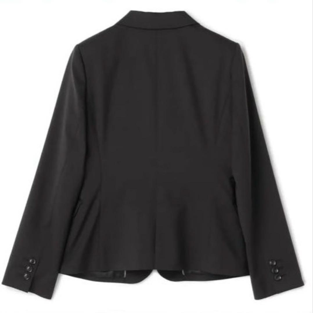 【未使用タグ付】洗えるキレイスーツ グレーピンドット セット 大きいサイズ3L