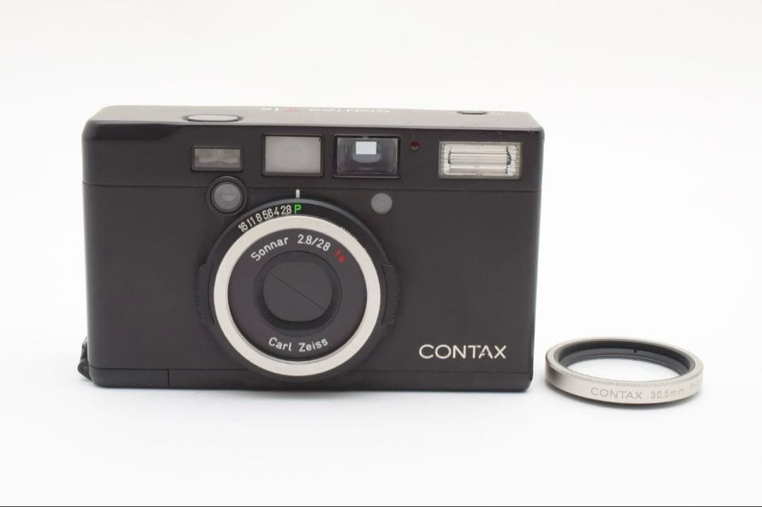 CONTAX コンパクトフィルムカメラ ブラック