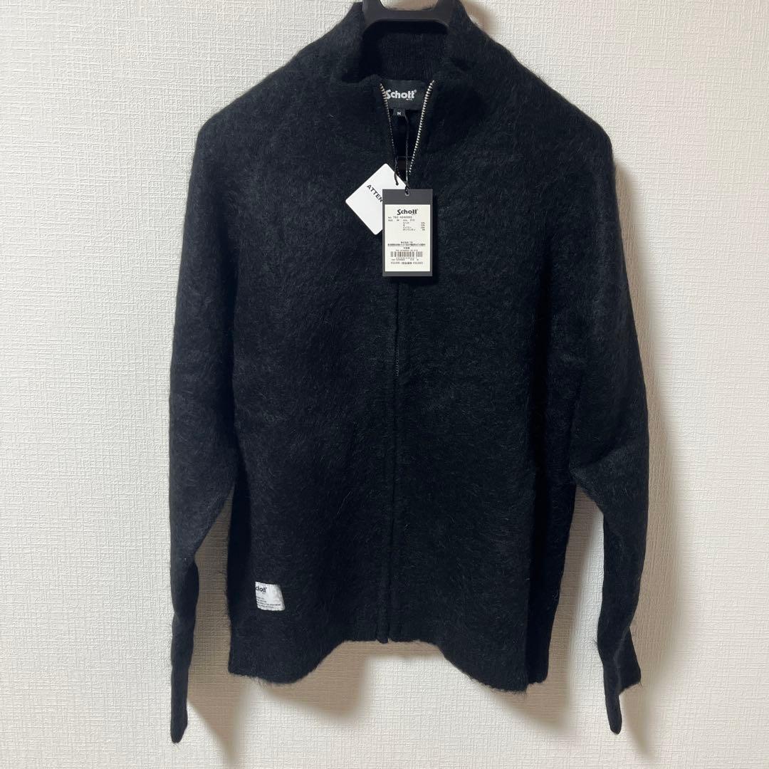 新品未使用　格安　schott モヘアドライバーズニット　ショット　ニット　M