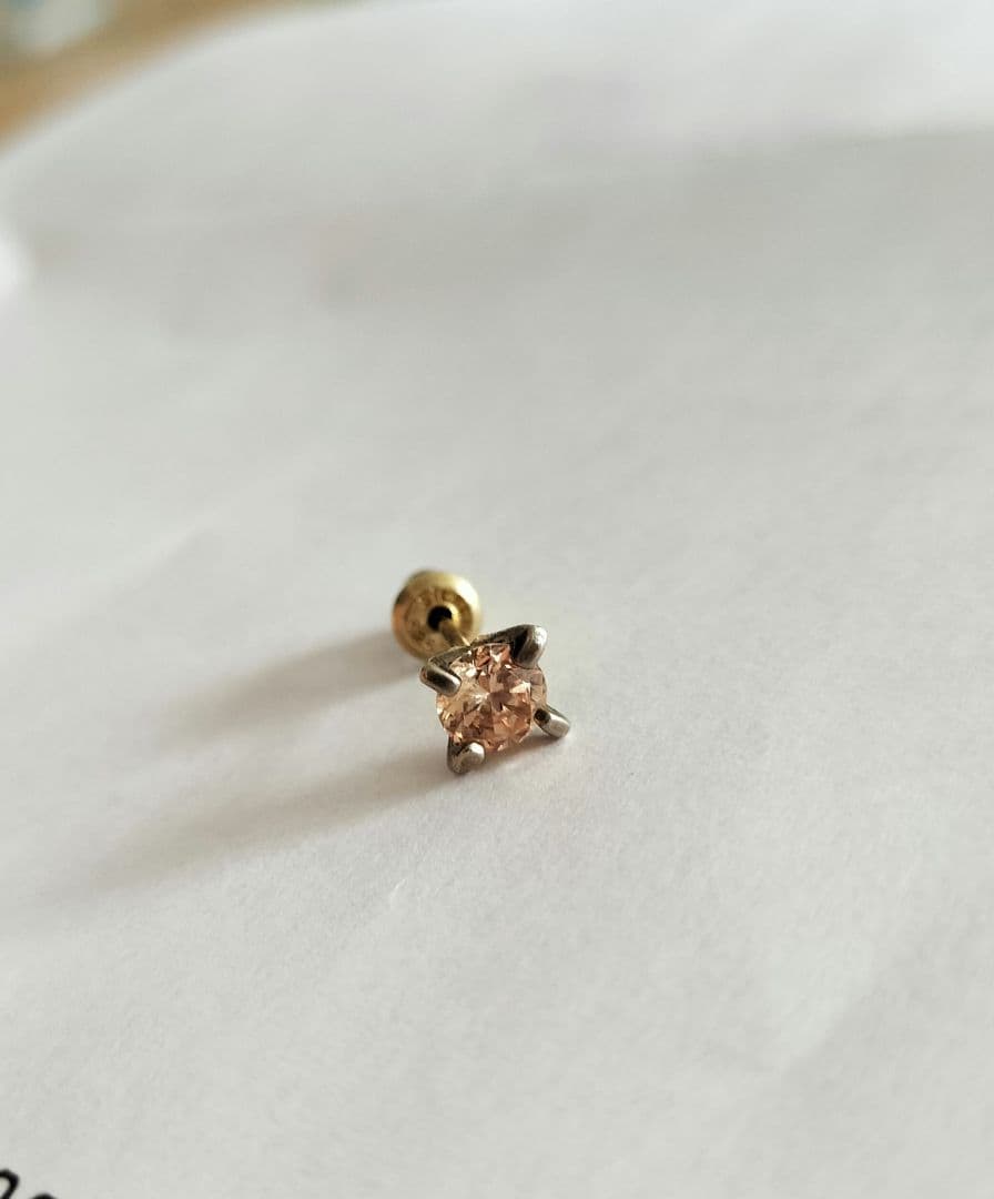 e.m. ジルコニア　ピアス　4点セット　イーエム