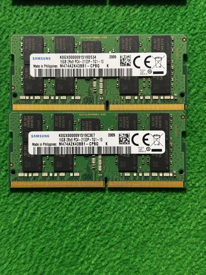 Samsung 16GB DDR4メモリ 2133p