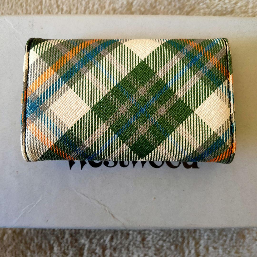 新品未使用箱付き ヴィヴィアンウエストウッド 4連 キーケース タータンチェック