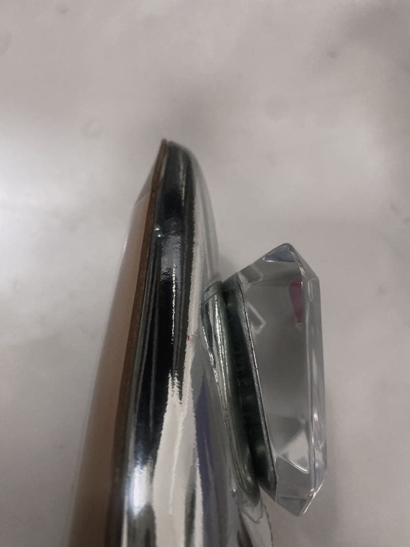 ジャンヴィトロッシ ☆ジェムストーンパンプス37シルバー