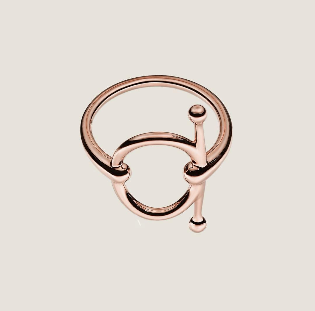 【極美品】エルメス フィレドール リング ローズゴールド 9号