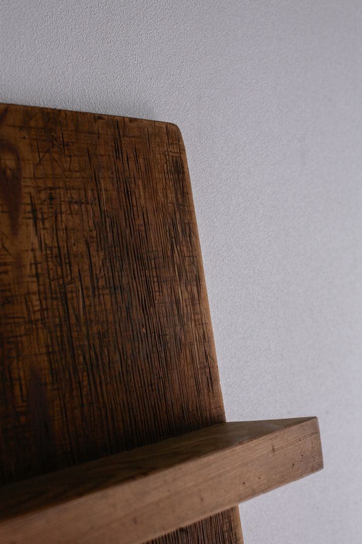 裁ち台　展示台　飾り棚　杉材　古材　無垢材　ローボード　店舗什器　古家具　古道具