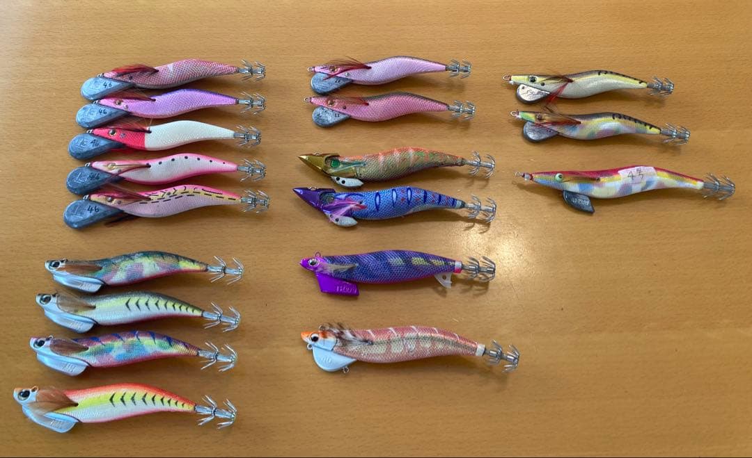 ティップ　エギング　ティップラン　エギ・餌木 18個セット 多色展開