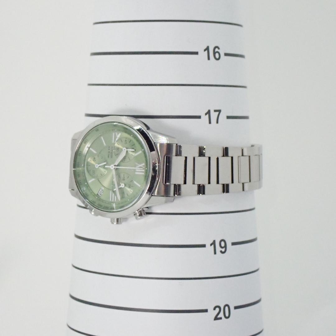 稼働品★ シチズン XC Duratect クロノグラフ レディース腕時計