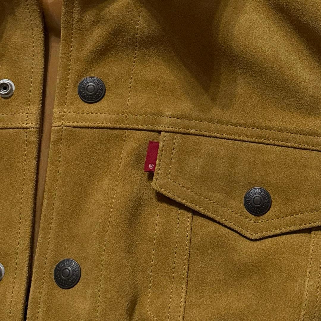 Levi's Premium スウェード トラッカージャケット 牛革
