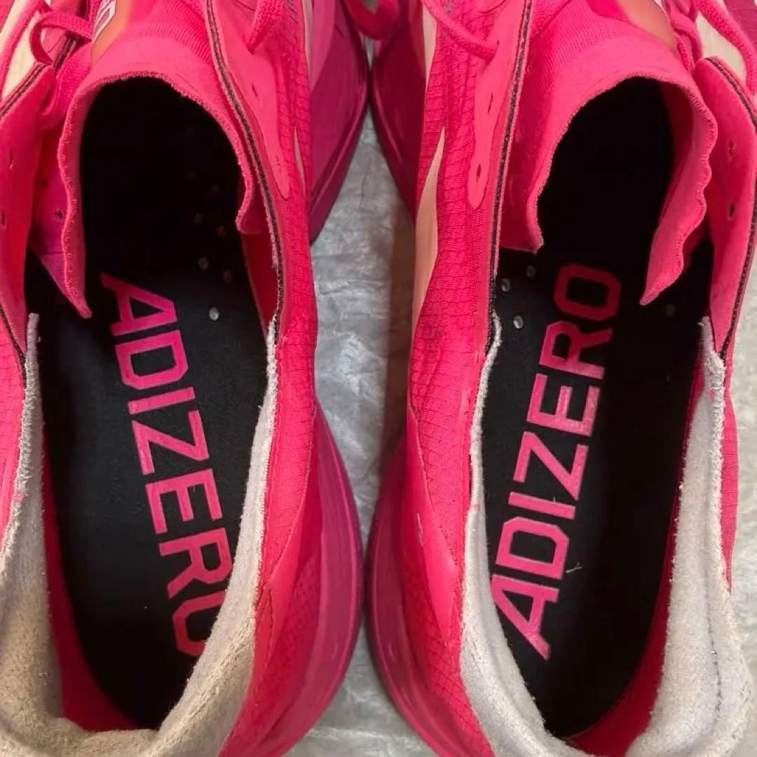 【超美品】ADIZERO アディオスプロ4 27.5cm ピンク