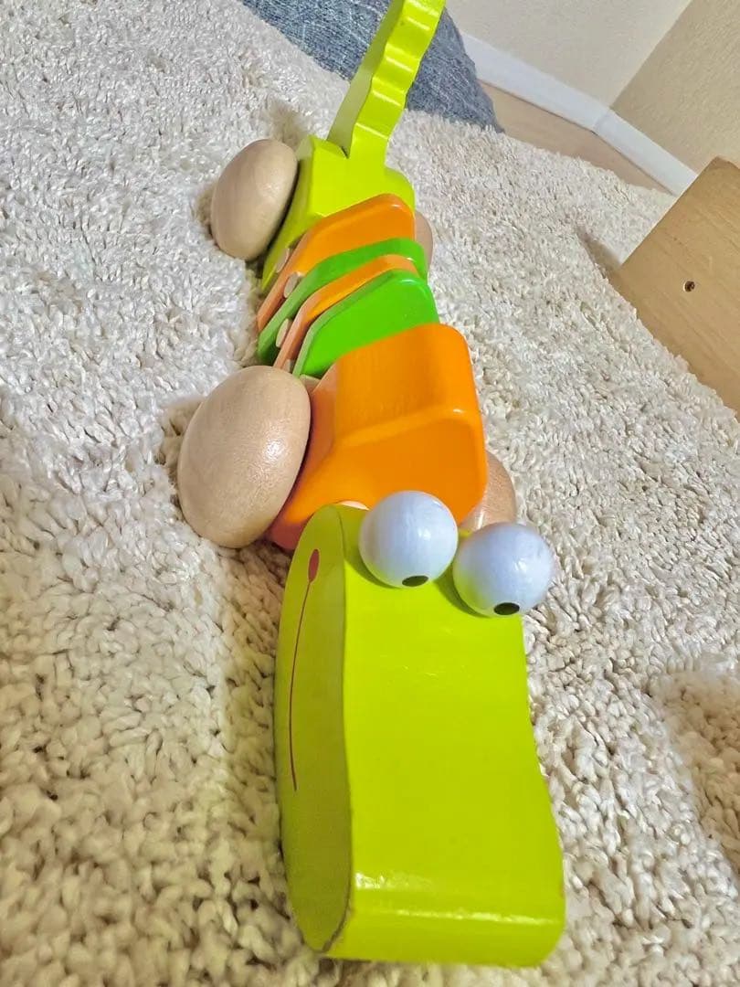 木の知育おもちゃセット　木製７点セット‼️モンテッソーリ