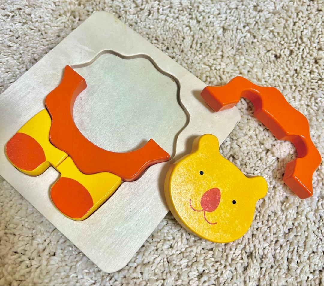 木の知育おもちゃセット　木製７点セット‼️モンテッソーリ