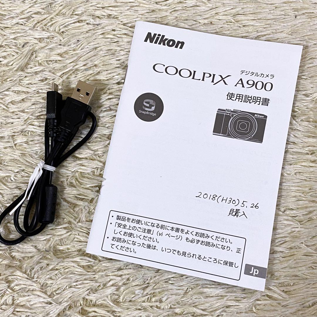 【極美品】ニコン COOLPIX A900 ブラック コンパクトデジタルカメラ