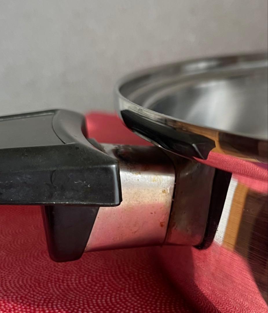 ロイヤルクイーン 大フライパン 蓋付き IH対応 両手鍋 ステンレス製