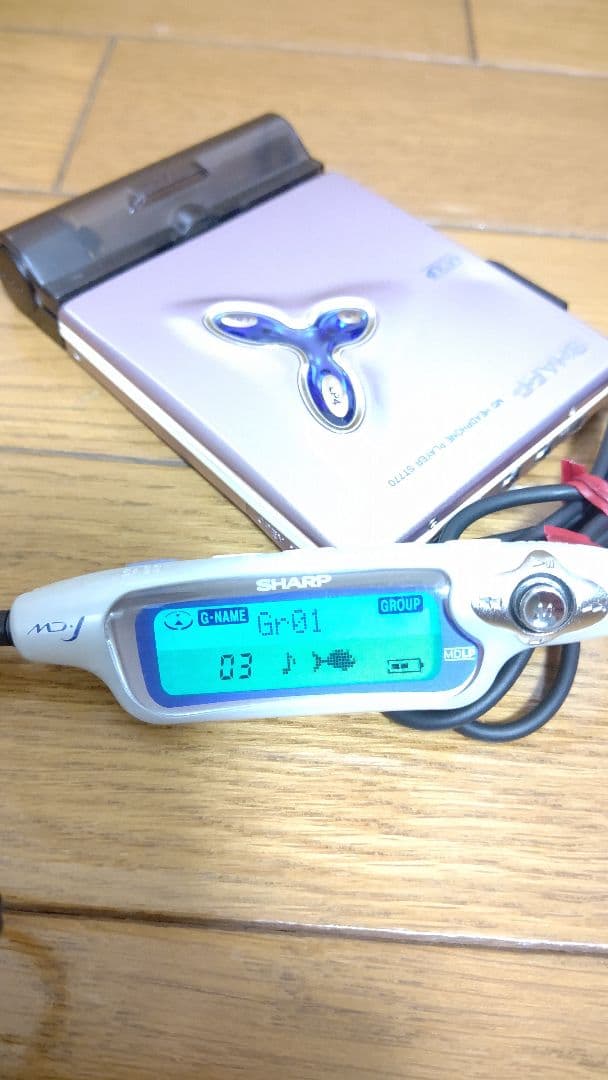 SHARP MDヘッドホンプレーヤー MD-ST770-P
