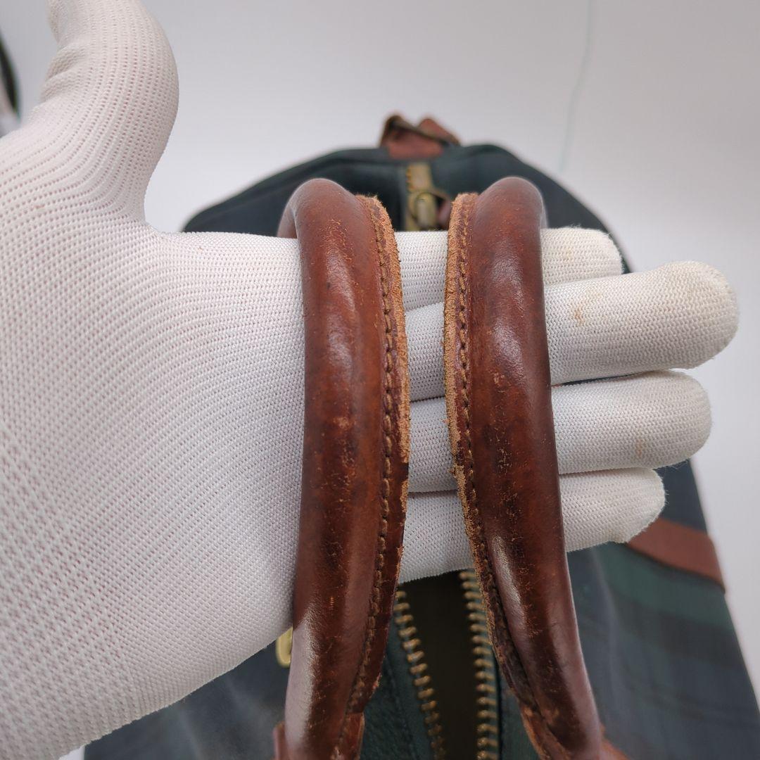 ポロラルフローレン ボストンバッグ ブラックウォッチ チェック ショルダー