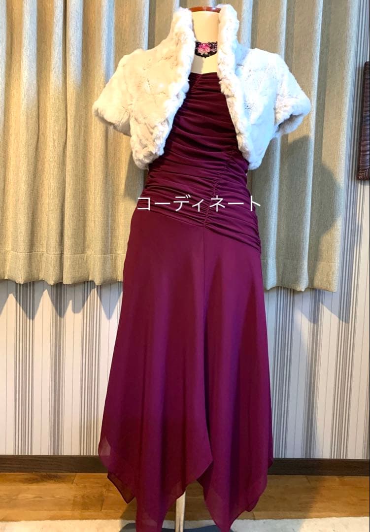 【メアリー】社交ダンス　パーティドレス　モダン　ラテン　タンゴ　ワンピース