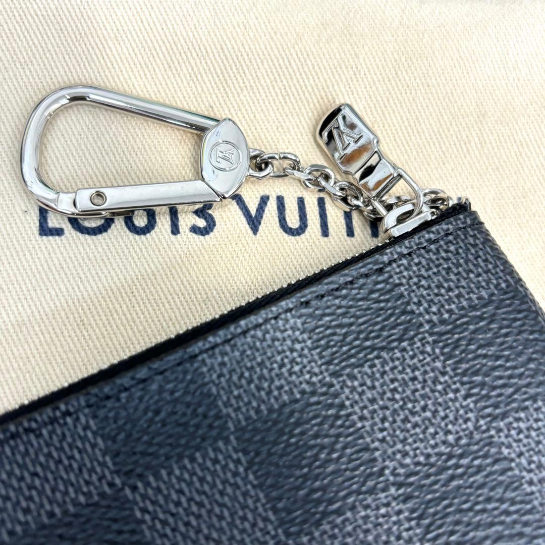 ★極美品★ルイヴィトン ダミエ ポシェット・クレ N60155 ケース