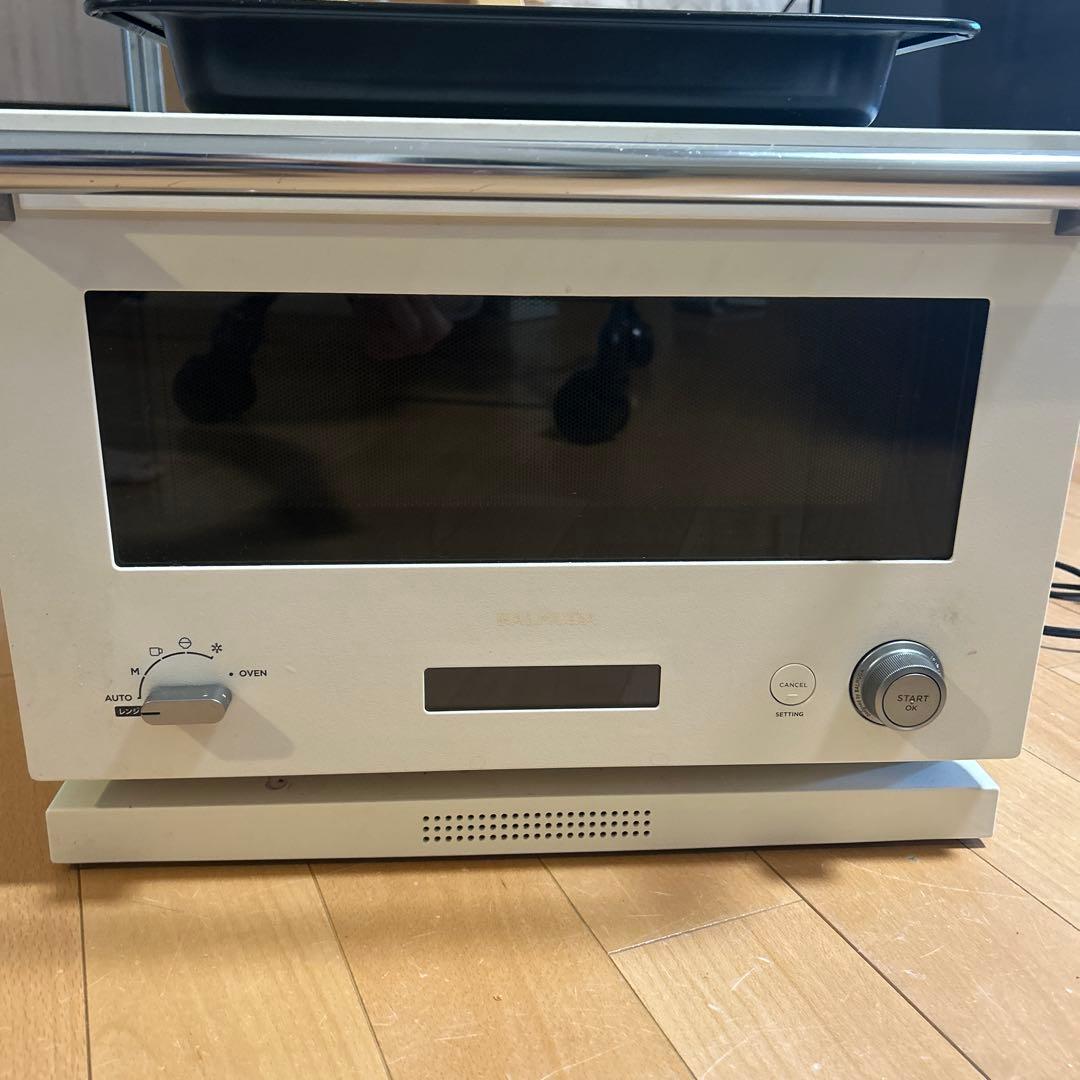 【注意！ジャンク品】バルミューダ　BALMUDA ホワイトオーブンレンジ
