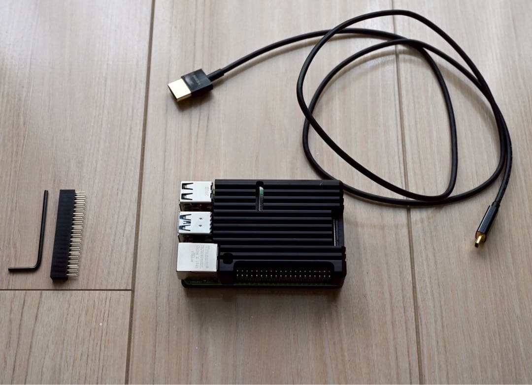 Raspberry Pi 4 B 4GB+ヒートシンク+HDMIケーブルセット