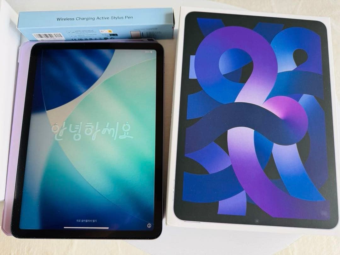 iPad Air (第5) パープル 256GB WiFi、Pencil、ケース