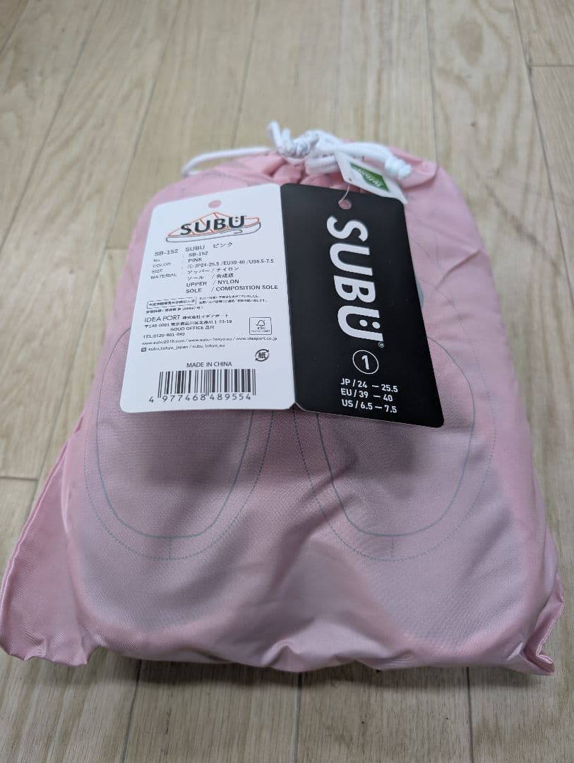 ☆*様 subu ピンク サンダル 24-25.5 新品 スブ IVE レイちゃ