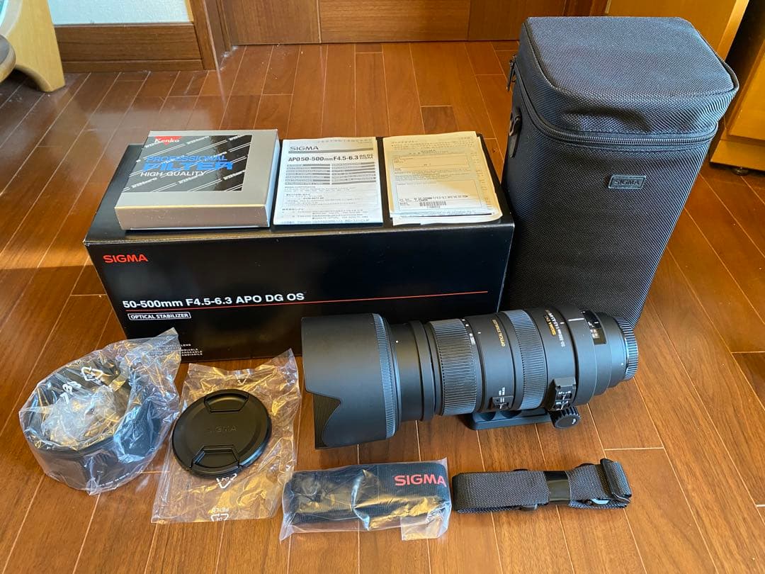 SIGMA APO 50-500mm F4.5-6.3 DG OS HSM キャ
