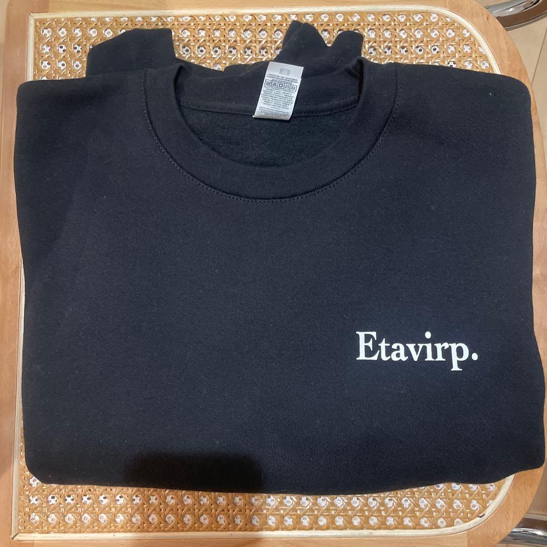 トップス etavirp mini logo crew neck black