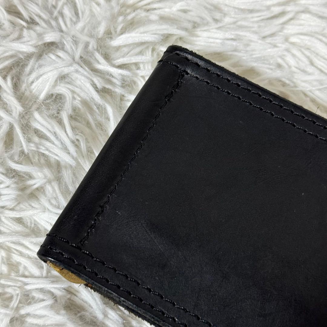 未使用級✨VASCO ヴァスコ　マネークリップ　ケース　ブラック　レザー