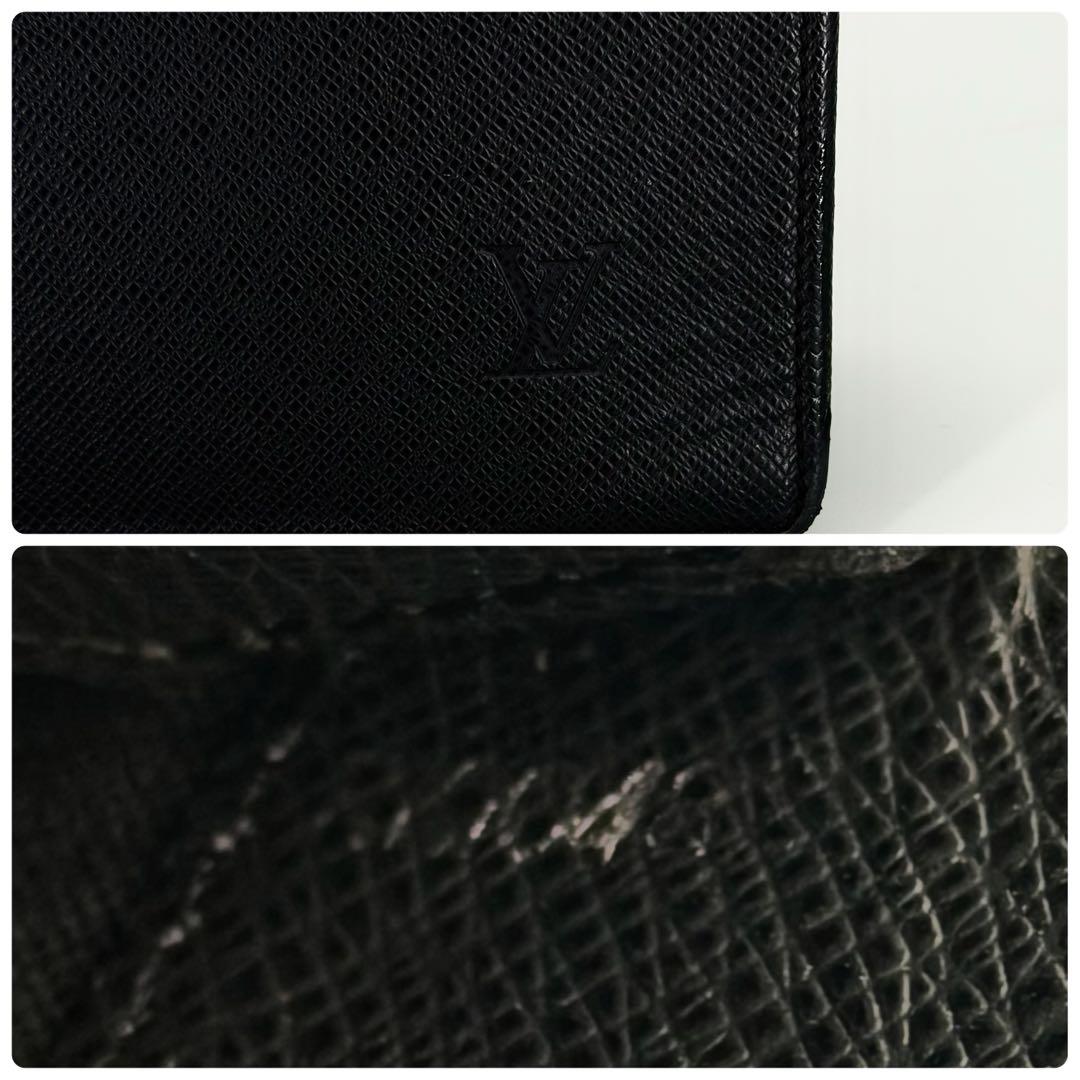 新型/美品　ルイヴィトン　タイガ　ポルトドキュマン　ロザン　ハンドバッグ