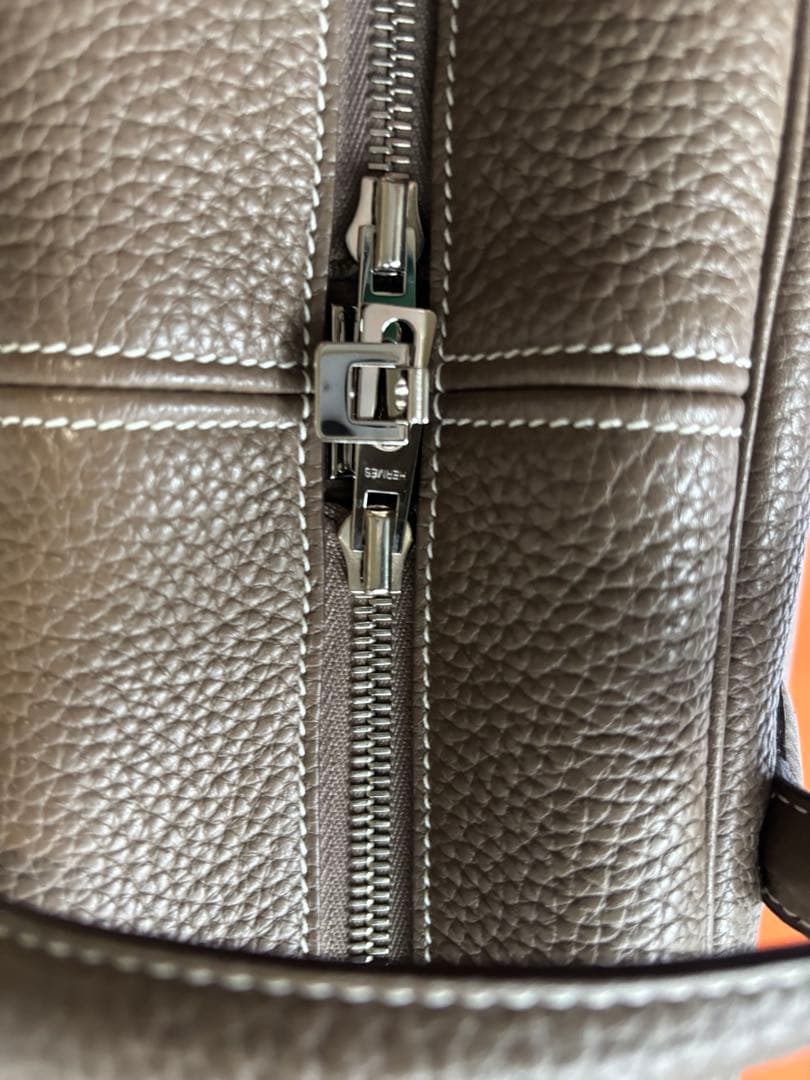 【美品】Hermesエルメスヴィクトリア35エトゥープQ刻⭐︎付属品あり