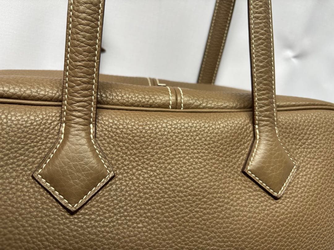 【美品】Hermesエルメスヴィクトリア35エトゥープQ刻⭐︎付属品あり