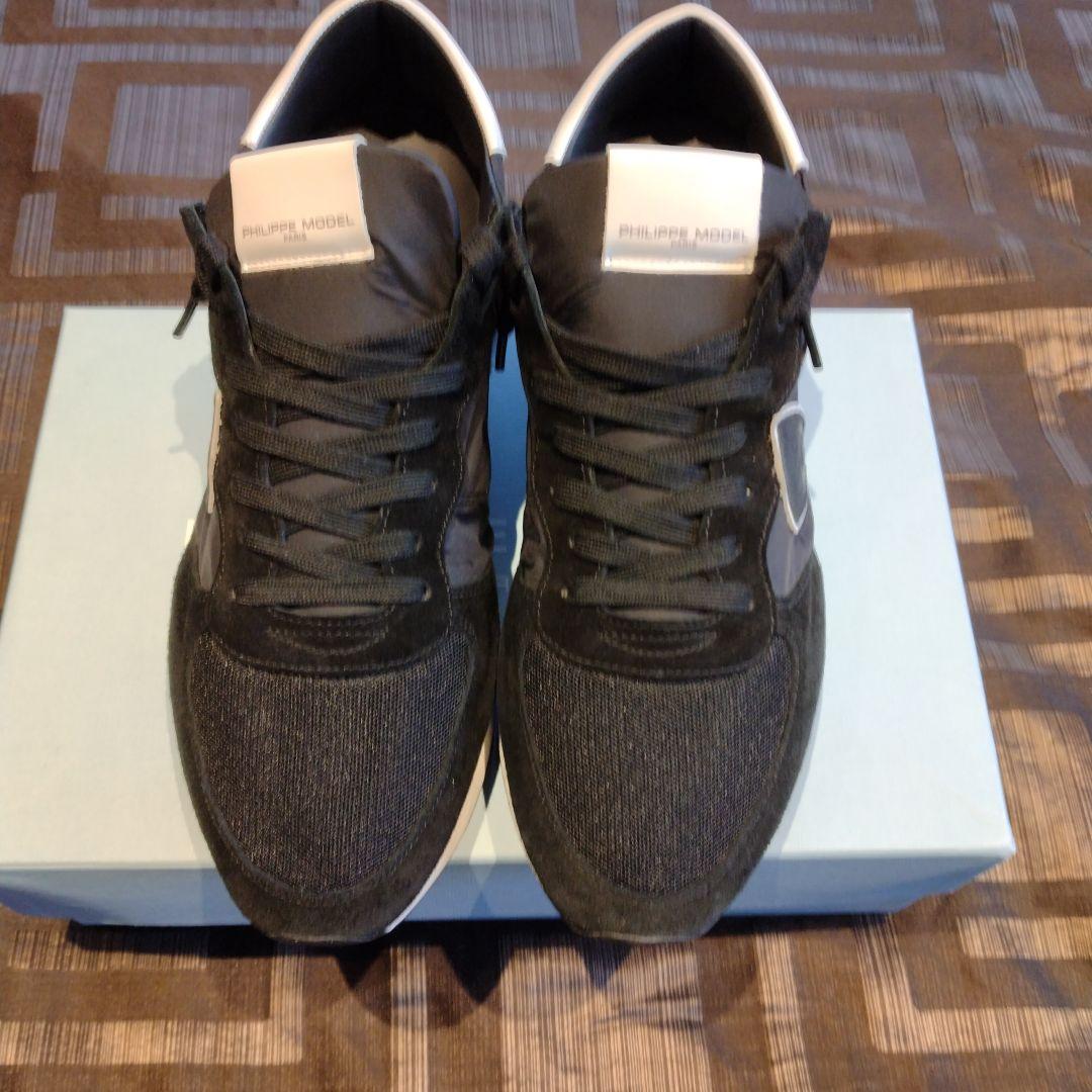 PHILIPPE MODEL ブラックスニーカー