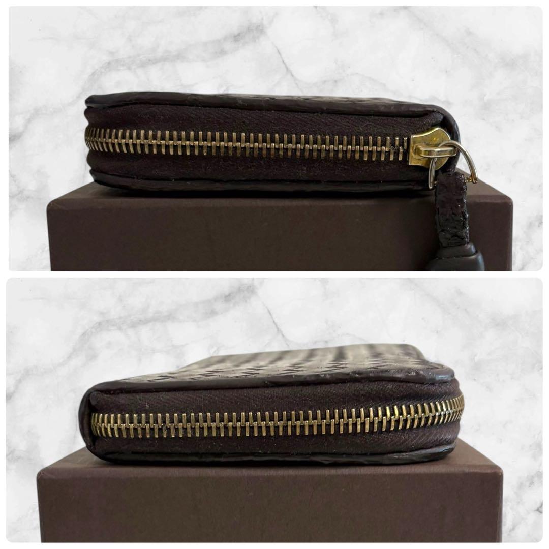 美品✨ ボッテガヴェネタ イントレチャート　長財布 ラウンドファスナー