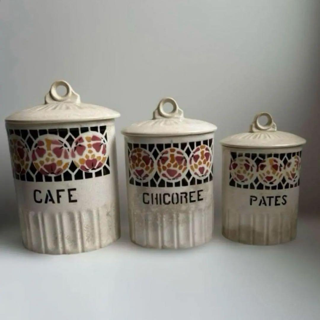 ムムム　アンティーク　キャニスター